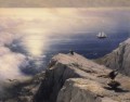 un paysage côtier rocheux dans la mer Egée 1884 Ivan Aivazovsky